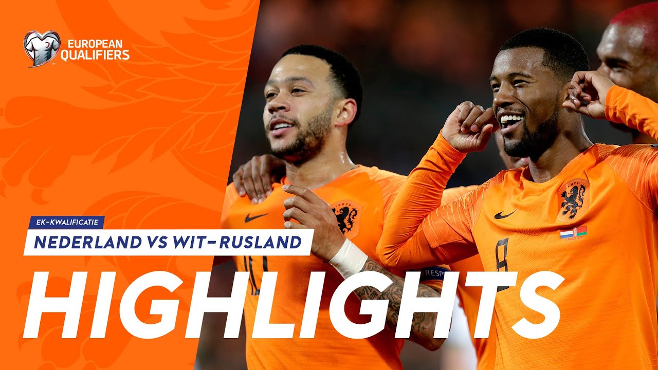 Highlights: Nederland - Wit-Rusland (21/03/2019) EK-kwalificatie 2020