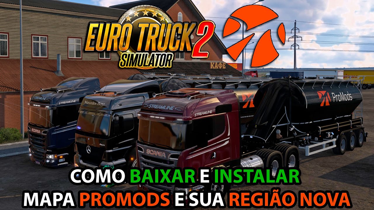 COMO BAIXAR E INSTALAR O MAPA PROMODS COM REGIÃO NOVA DE MAGHREB (EURO TRUCK SIMULATOR 2)