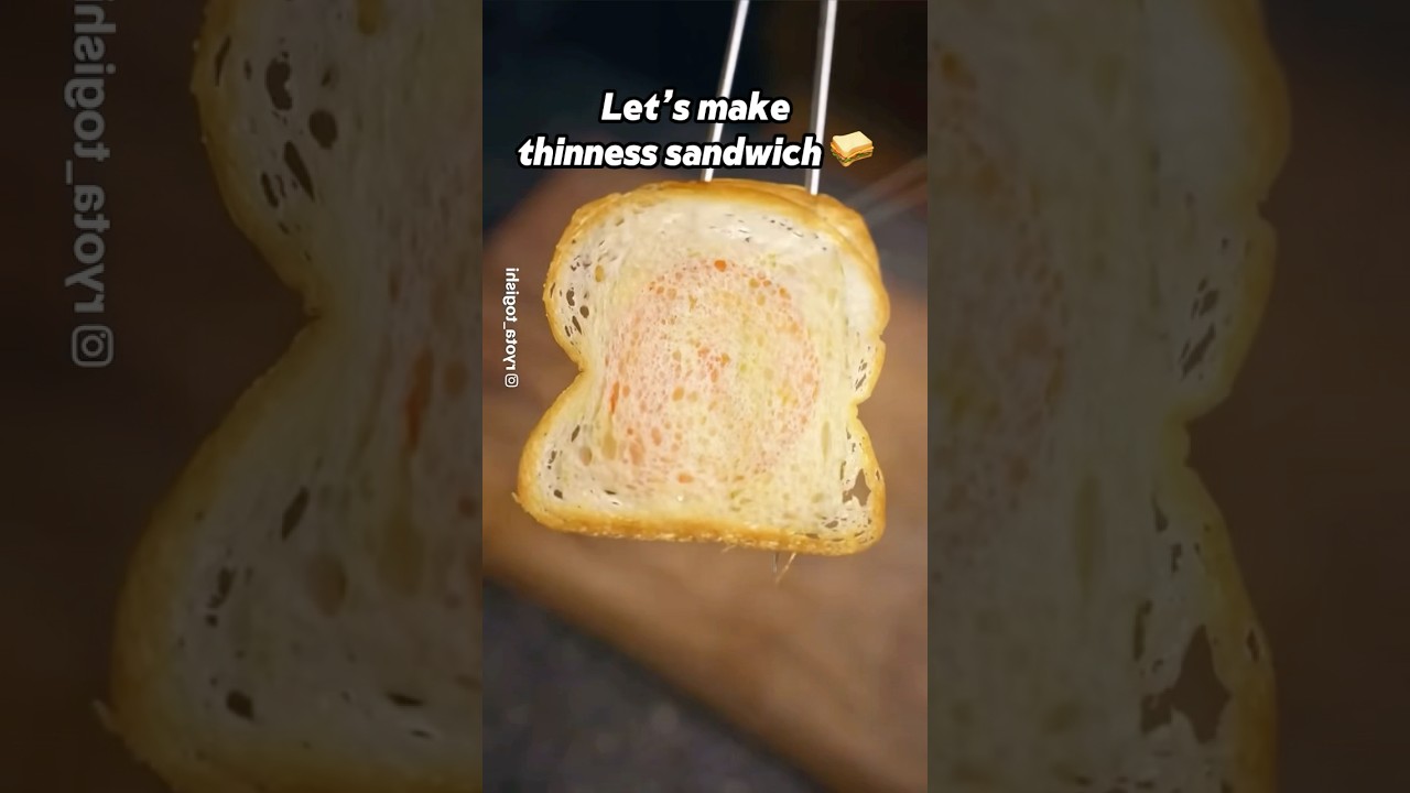 Thinnest sandwich 🥪 from @buzzfeedtasty