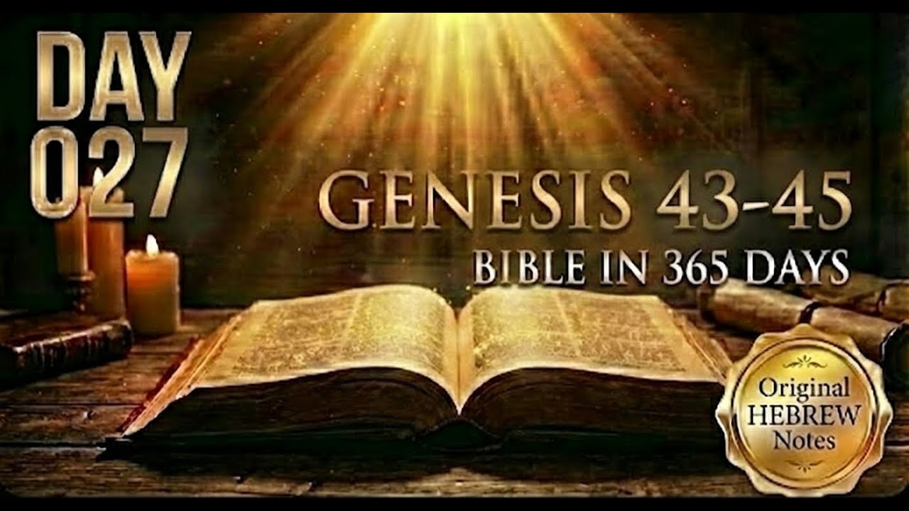 Joseph Reveals Himself (Genesis 45) — Bible Chronological Reading | Day 27