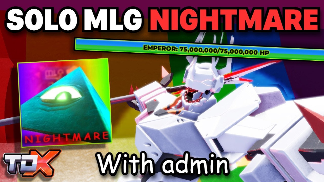 TDX SOLO MLG Nightmare (With Admin Commands Cuz I Suck) | April Fools 2026