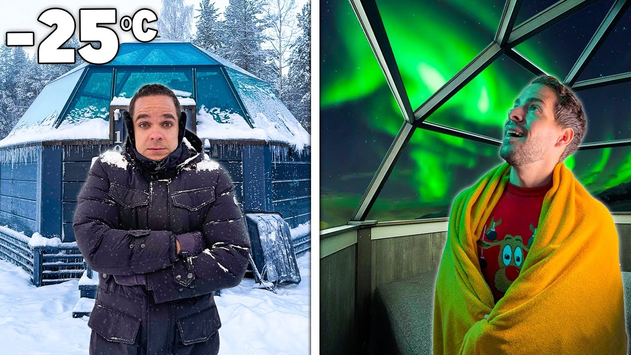 We Spent the Night in a Glass Igloo in the Arctic Circle