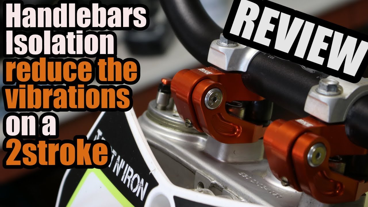 Reduce the vibrations and arm pump on a dirt bike - AHIS review
