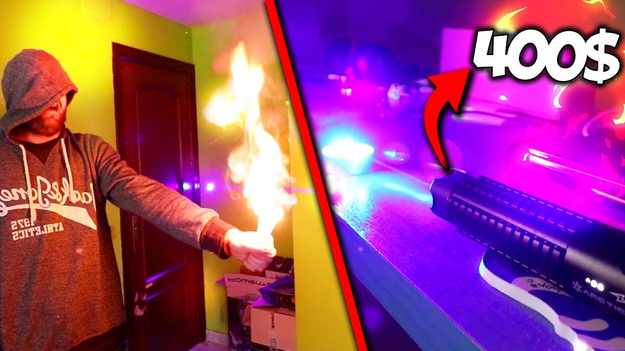 EL LÁSER MAS PELIGROSO DEL MUNDO | QUEMANDO COSAS CON EL LASER MÁS POTENTE