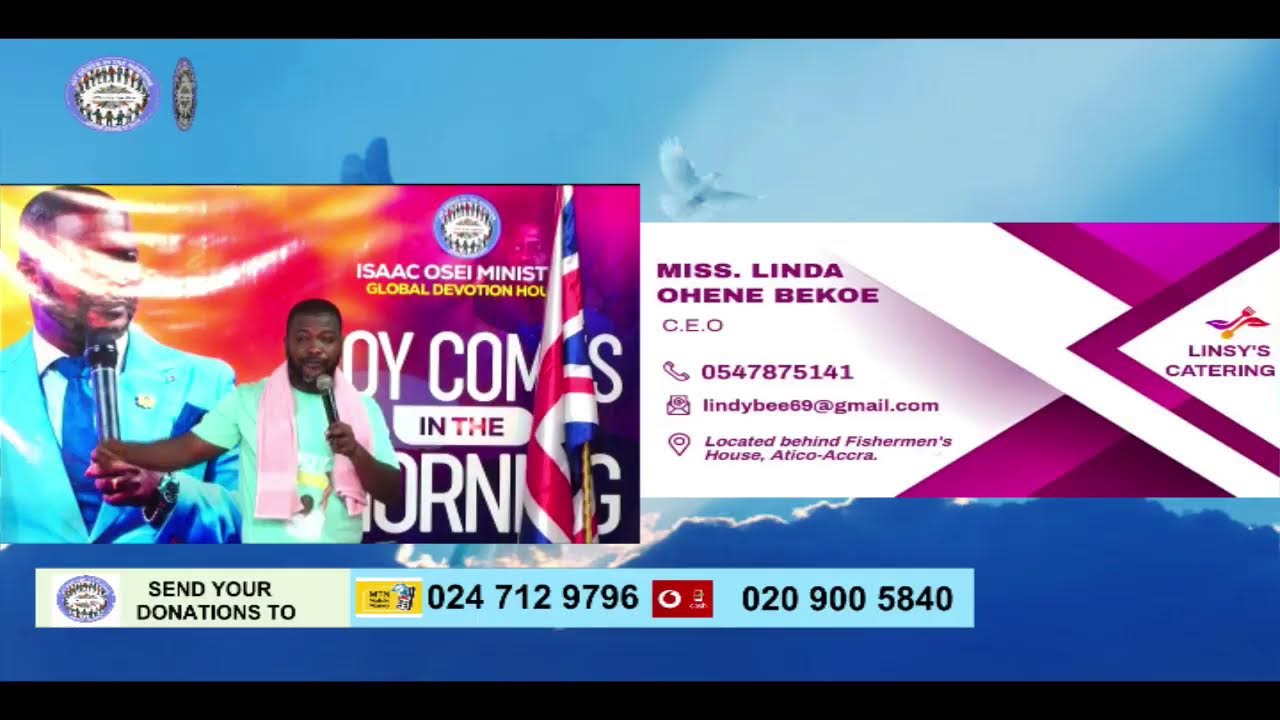 JOY COMES IN THE MORNING| PRAYERS | Rev. Isaac Osei | EPISODE 464