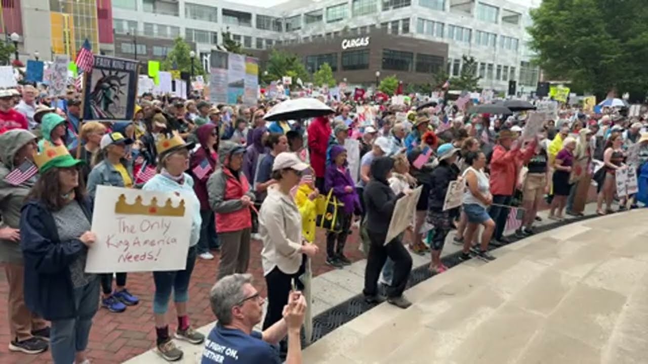 Live from No Kings protest in Lancaster Pa.