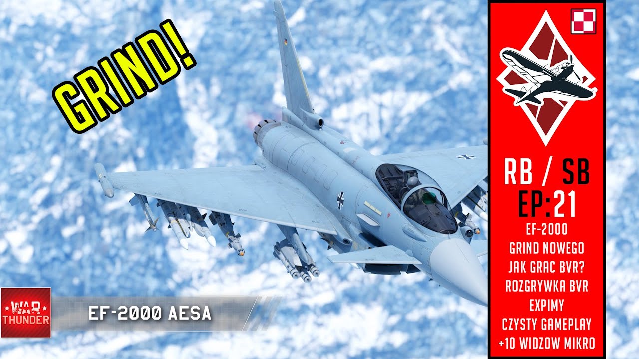 Grind EF-2000 AESA | #warthunder #stream #warthundergameplay | - mikrofon +5 widzów