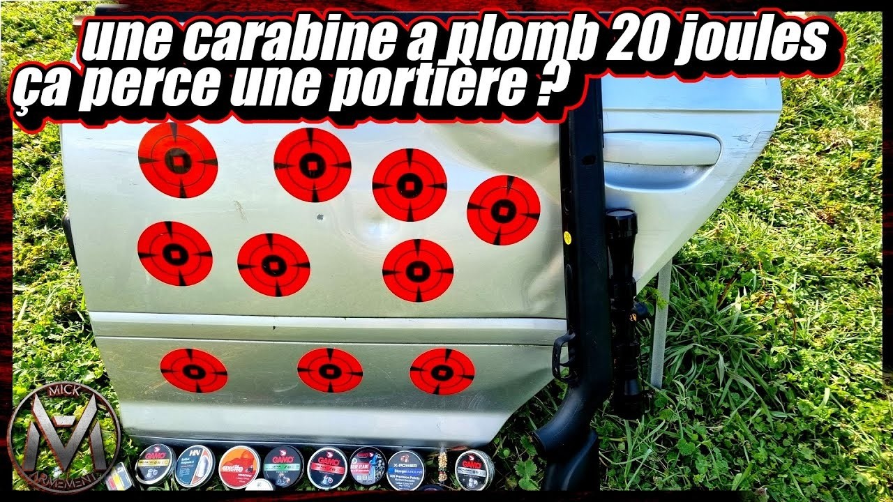 Percer une portière de voiture avec une carabine à plombs possible ?