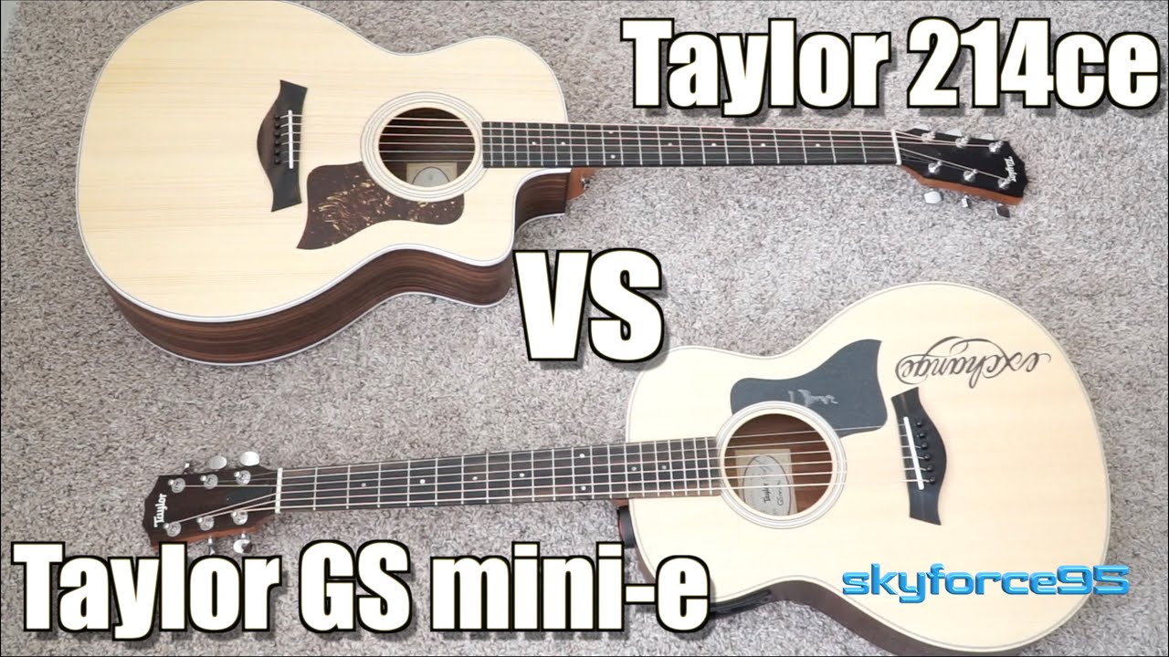 Taylor 214CE vs GS Mini-e Rosewood Full Comparison