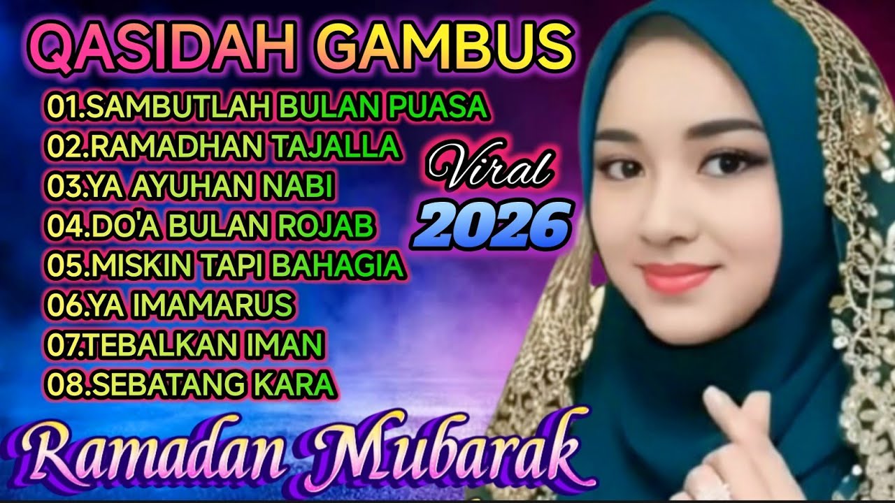 TERBARU 2026‼️SAMBUT BULAN RAMADHAN -  QASIDAH MERDU PENYEJUK HATI ❤️