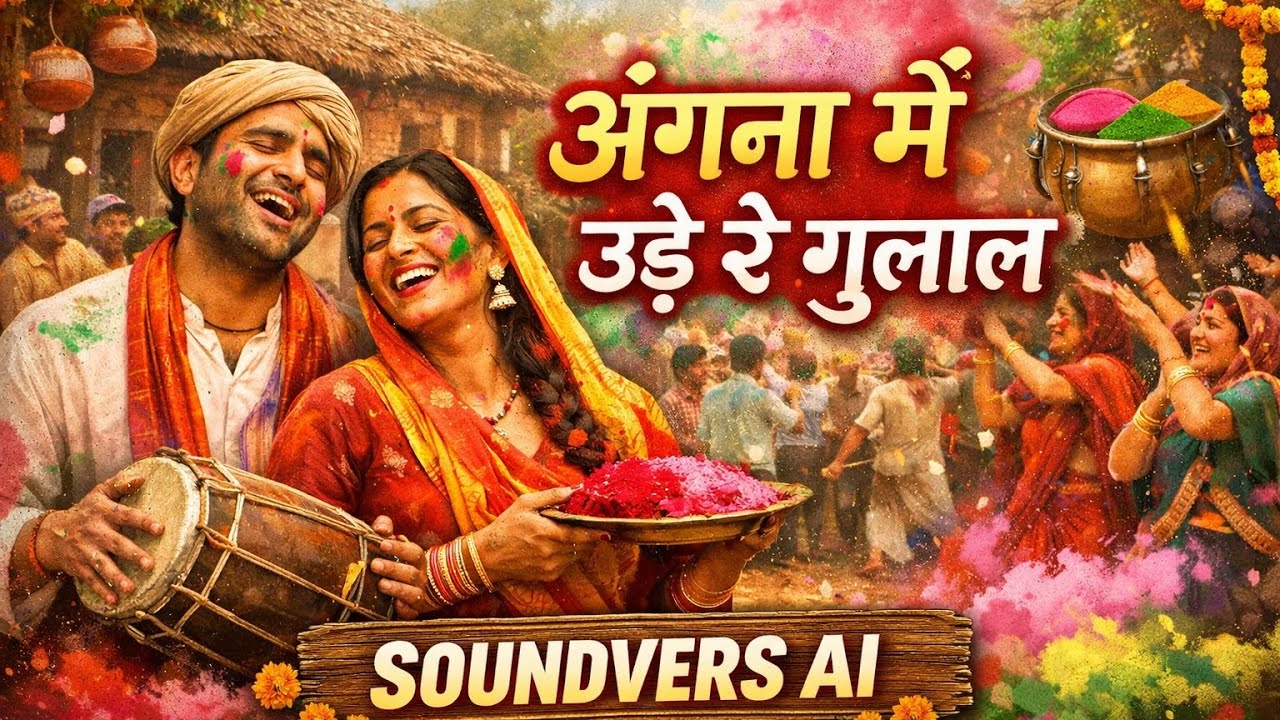 अंगना में उड़े रे गुलाल