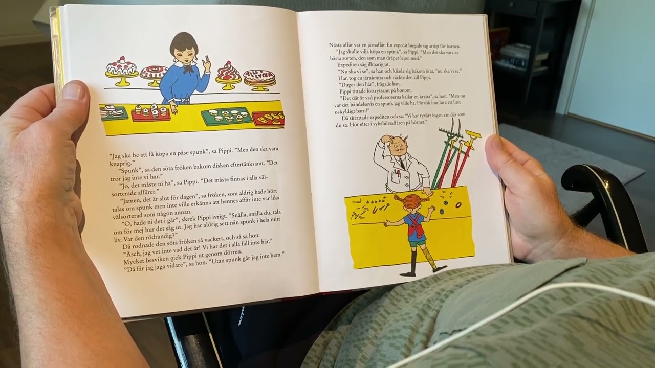 Pippi hittar en Spunk. Astrid Lindgren/ Ingrid Vang Nyman.    Rabén & Sjögren