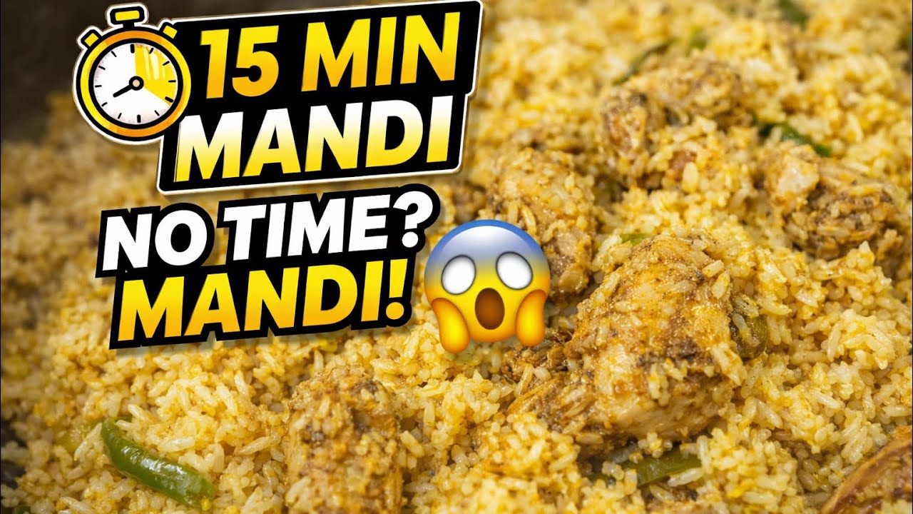 15-Minute Chicken Mandi 😱 | Ready in 2-Minute Watch | Pravasi Couple Life