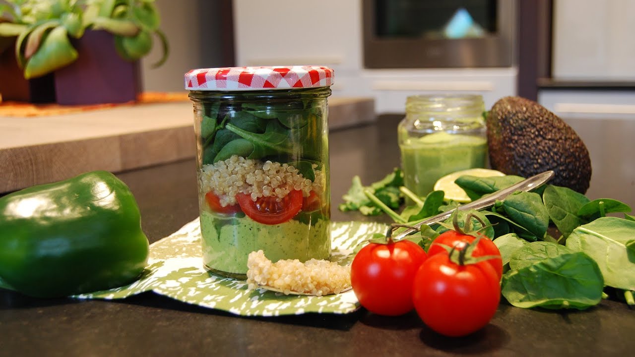 Salad in a Jar - Gezond Lunch Recept