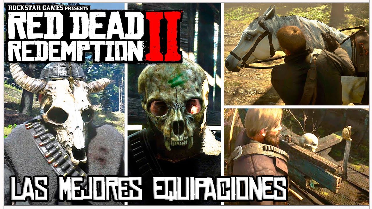 RED DEAD REDEMPTION 2 - EQUIPAMIENTO | Mascaras, Espada Pirata, Hacha, Caballo de Élite + UBICACIÓN