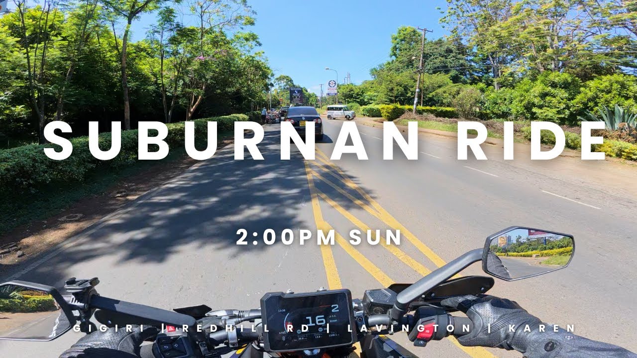 Nairobi Suburban Ride: Village Market - Lavington - Karen | ASMR