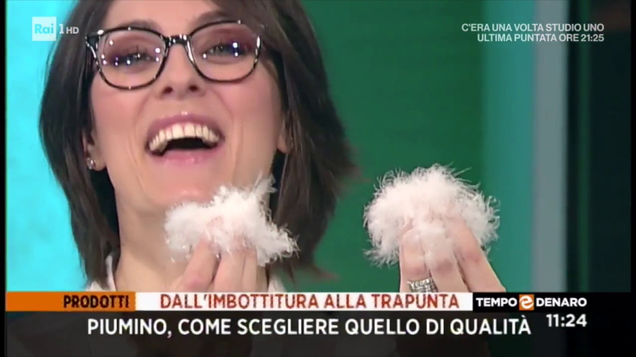 Come scegliere il piumino d'oca per il letto? Mila a Rai1