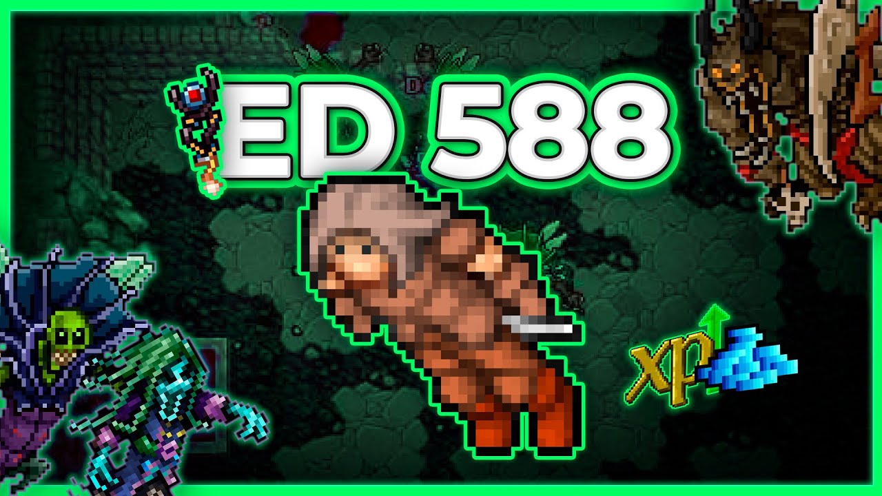 ED 580 Solo Grounds of Despair (Pumin) 8kk/h (225%) - Tibia Hunt #tibia #tibiahunt #hunts