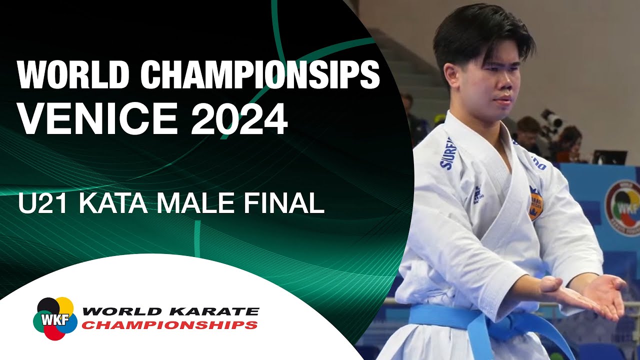 U21 KATA MALE FINAL | A. VU (SWE) VS R. HRCKA (SVK) | WORLD KARATE FEDERATION