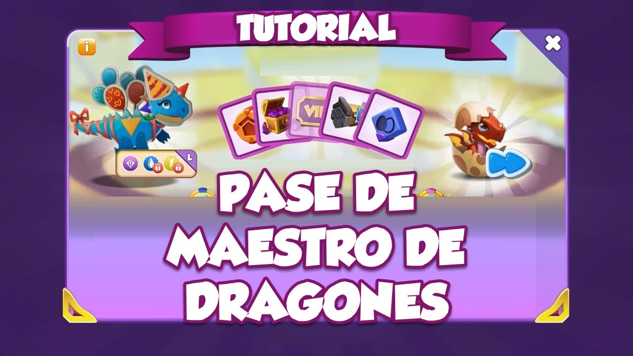 Tutorial: Pase de Maestro de Dragones ⭐Dragon Mania Legends