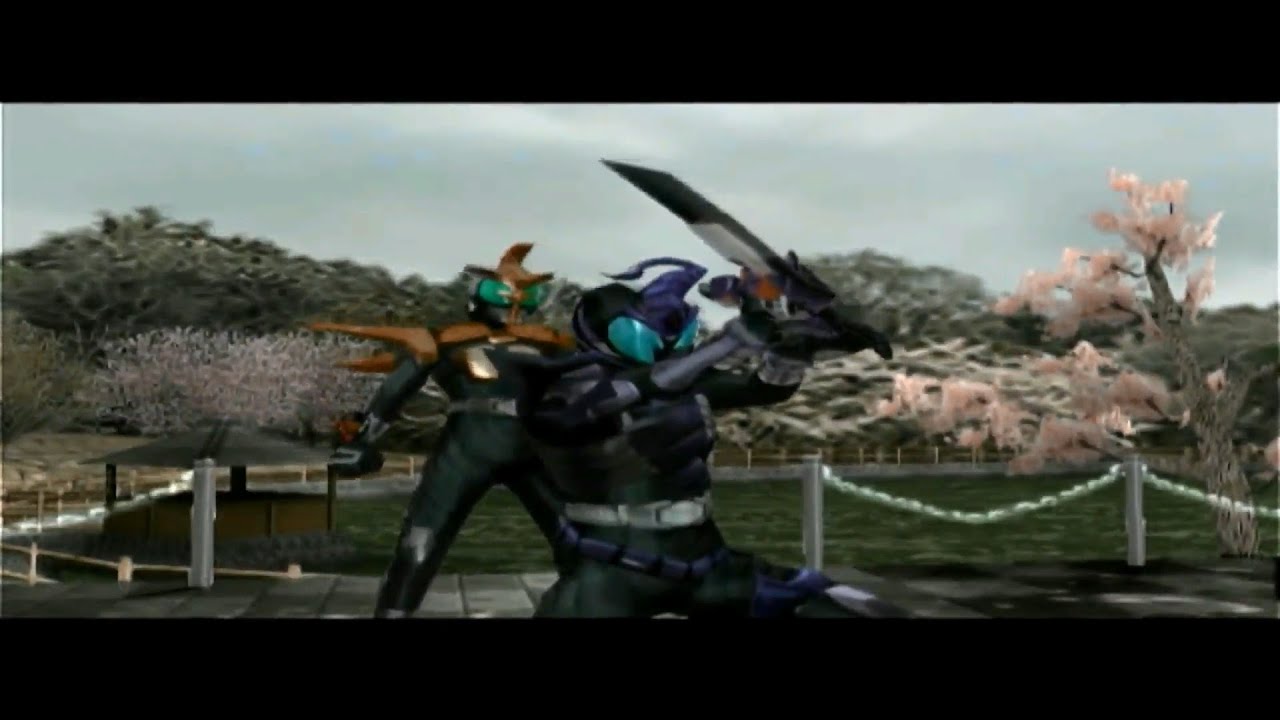 Kamen Rider Kabuto PS2 - Sasword VS Ketaros & Hercus