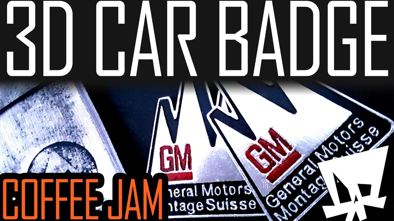 3D Printing A Classic Car Badge - General Motors Montage Suisse