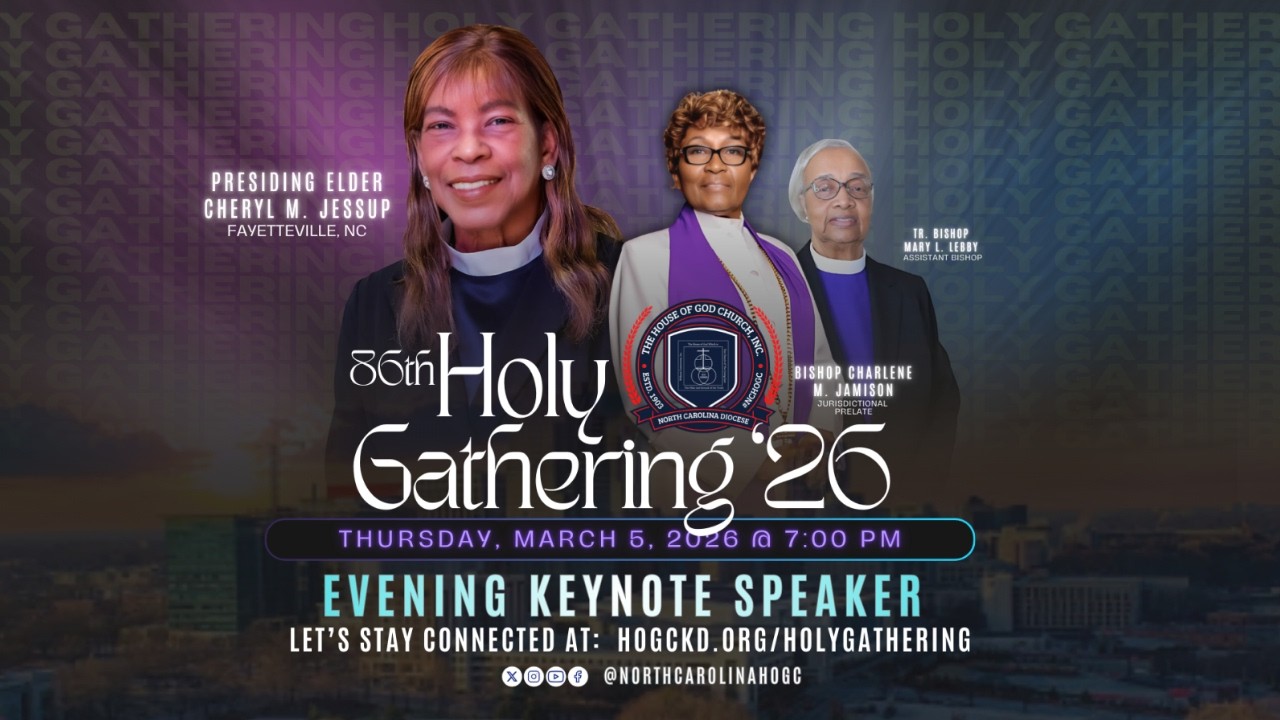 86th Holy Gathering - Thursday Evening Session (Presiding Elder Cheryl R. Jessup, Speaker)