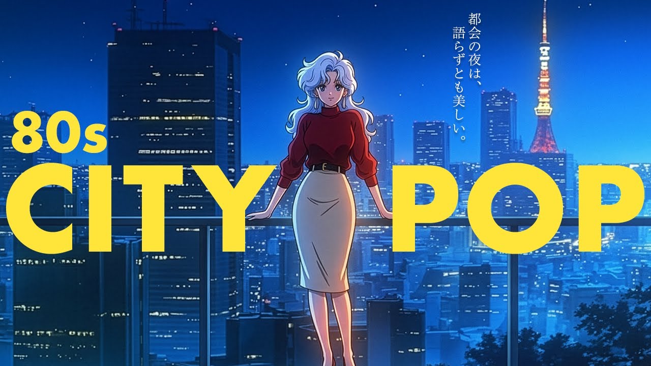 【80s Japanese City Pop】夜のドライブに聴きたい｜大人でメロウなプレイリスト