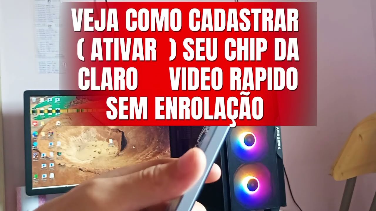 Como cadastrar ( ativar ) o Chip da CLARO