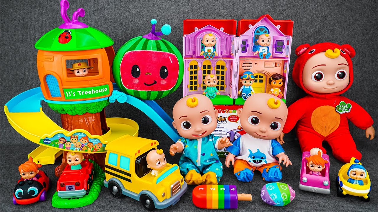 [62 min video] COCOMELON COMPILATION -Satisfying Unboxing CoComelon Deluxe Family House Playset|ASMR