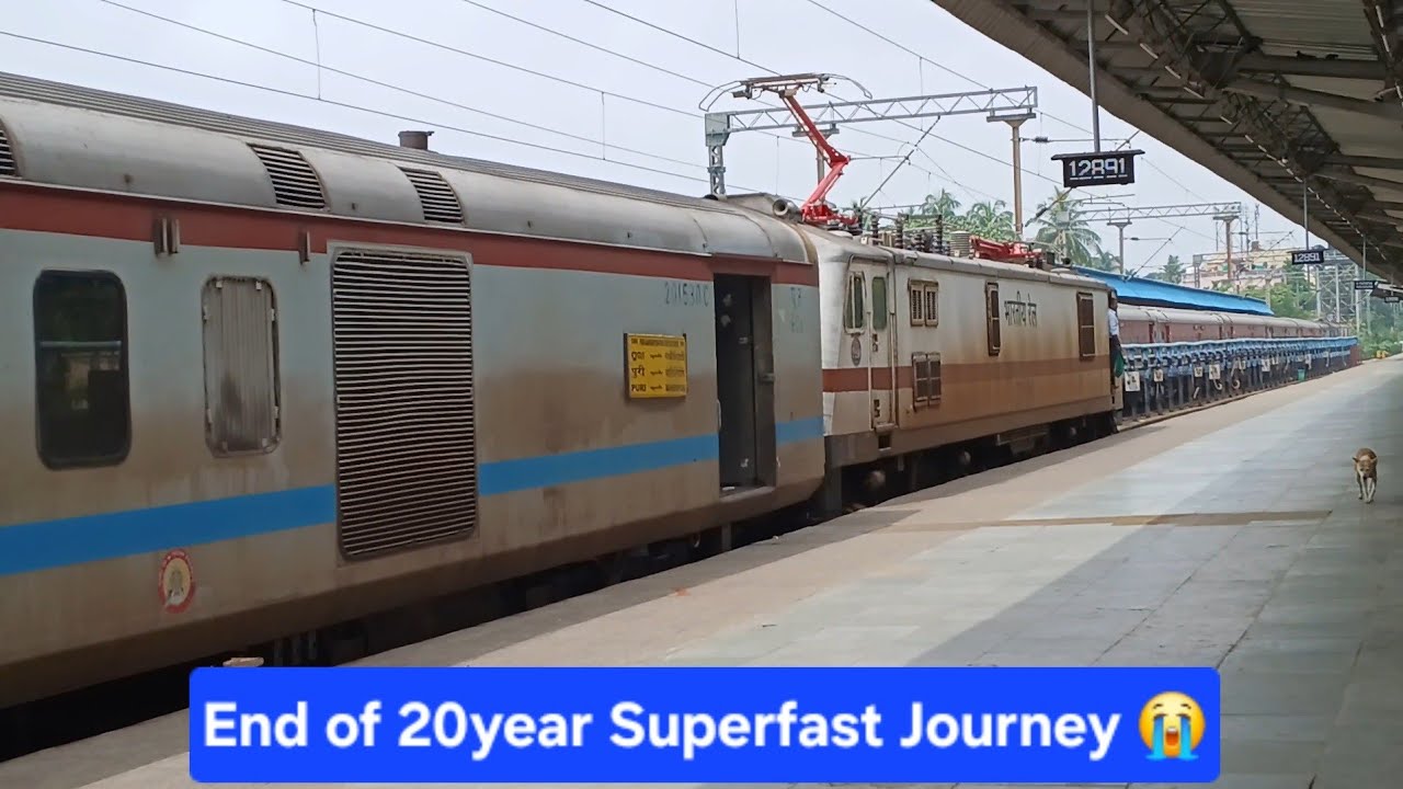 Some collections of 12891/92 Bgy-Puri-Bgy Express. End of 20 year Superfast Journey. 
