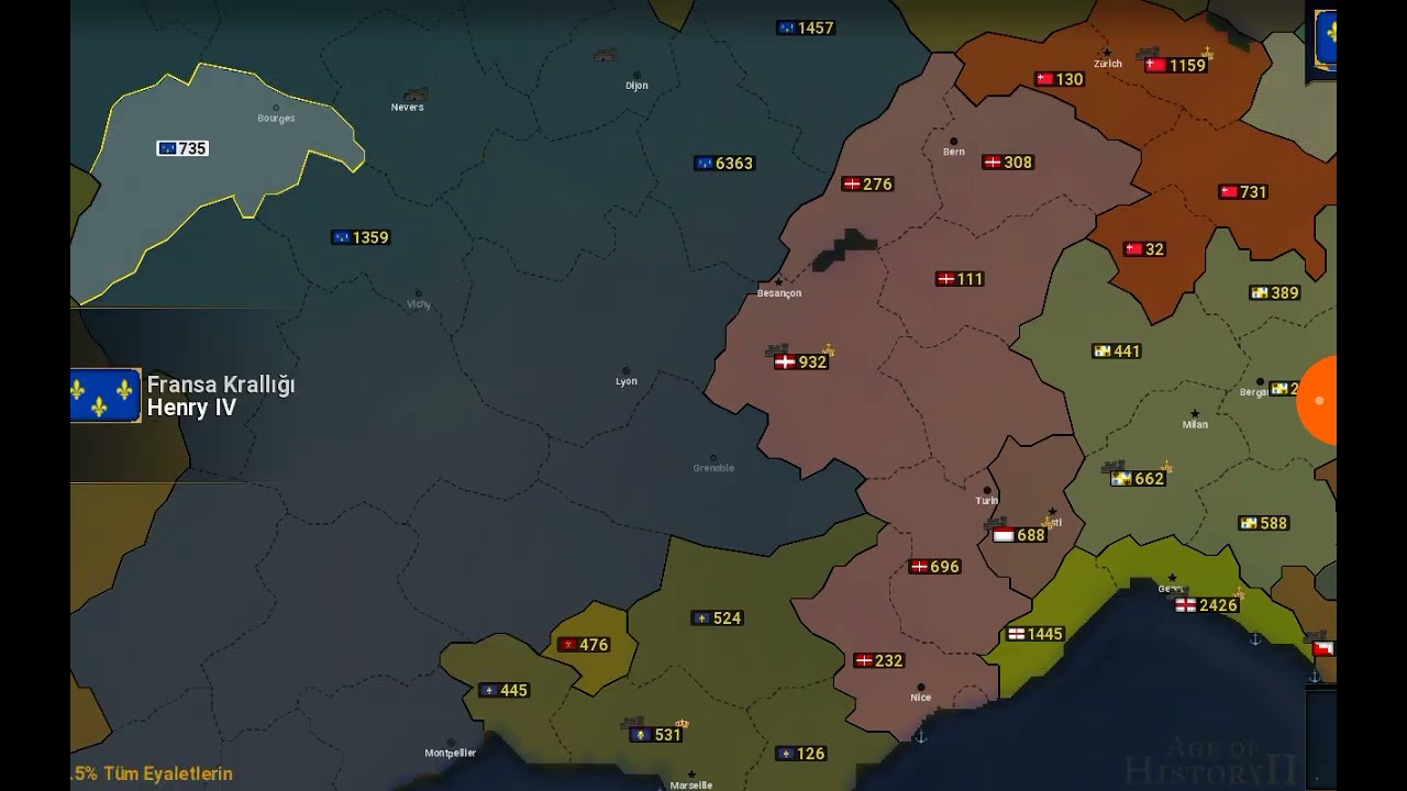 Age of history 2 lite part 1 Fransa kralığı 