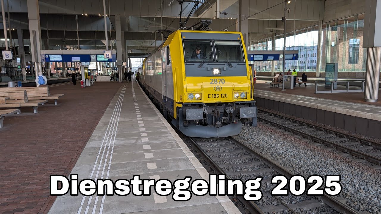 Dienstregeling 2025 | Nieuwe Eurocity (Direct) + Airport Sprinter | Reisvlog #12