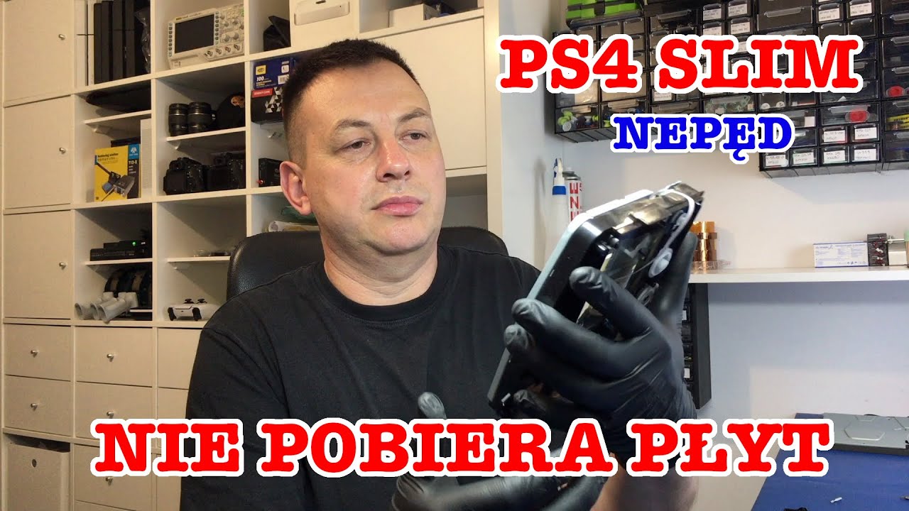#playstation4 Slim nie czyta płyt - uszkodzony napęd blu-ray, #ps4 nie wciąga płyt