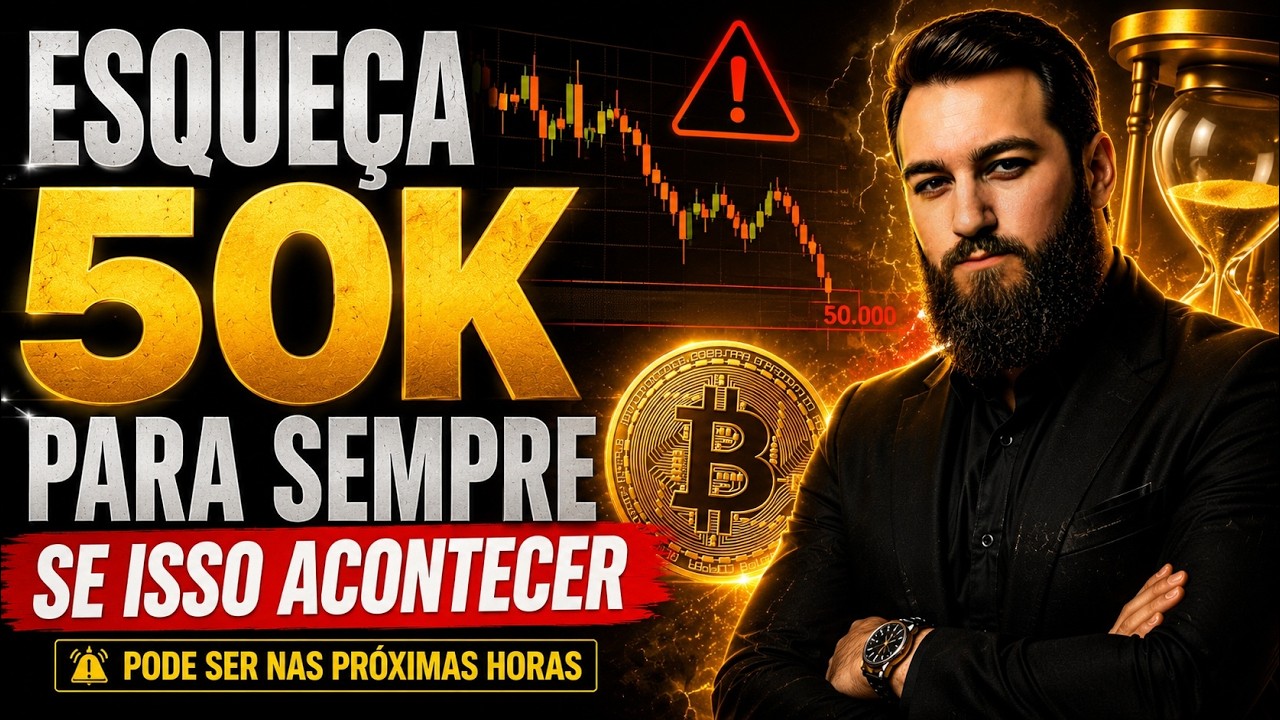 🔴 URGENTE: Se Isso Acontecer, Voc&ecirc; Nunca Mais V&ecirc; o Bitcoin em $50K