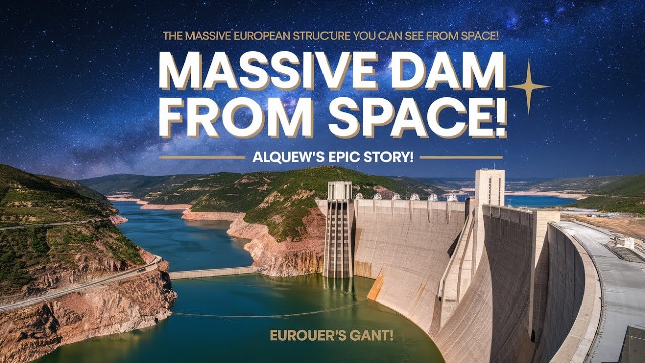 The Massive European Structure You Can See from Space: Alqueva Dam’s Epic Story!
