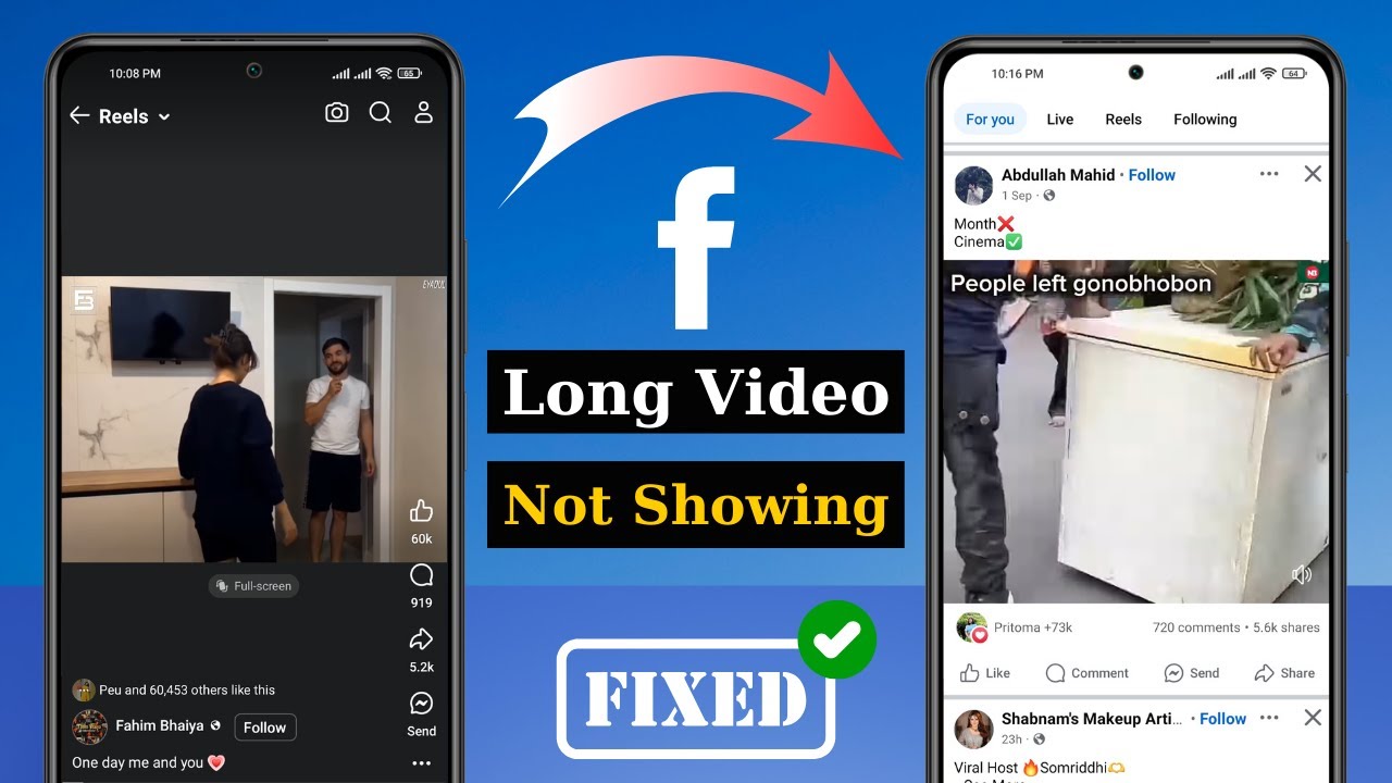 How To Fix Facebook Long Videos Not Showing | Long Video Not Coming and Only Showing Reels (Solved)