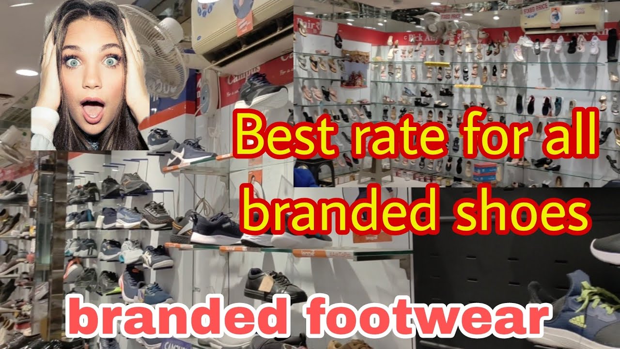 branded footwear || best rate for all branded shoes in kanpur kidwai nagar