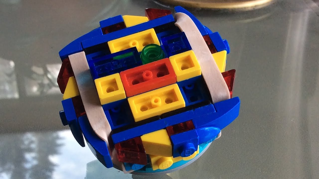 LEGO beyblade Savior Valkyrie (With all of the real GIMMICKS| My own DB system | StudioBurst