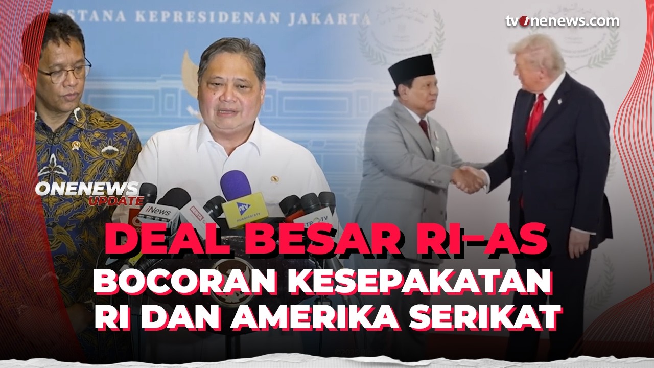 Trump dan Prabowo Segera Teken Pakta Dagang, Tarif Impor hingga Energi Dibongkar | OneNews Update