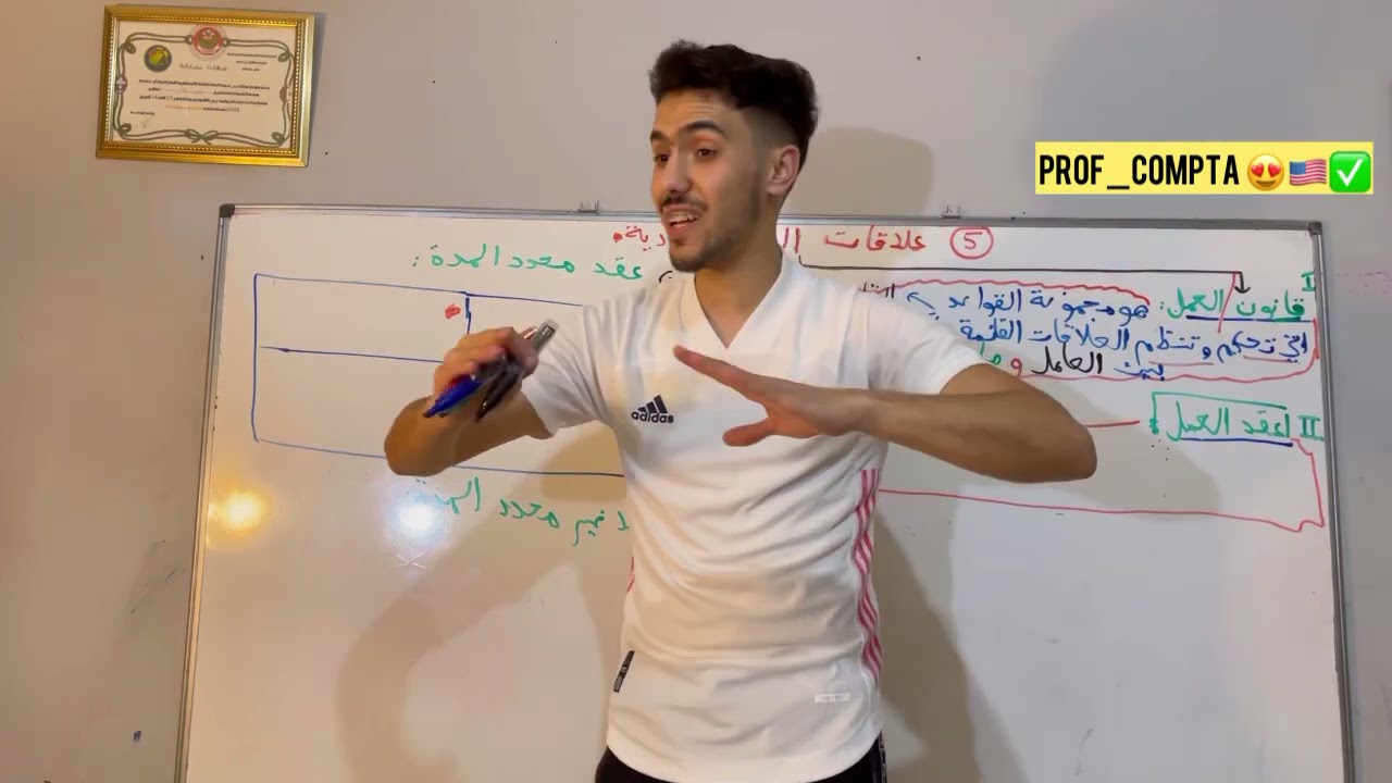 القانون : علاقات العمل الفردية  ( 1 ) .
