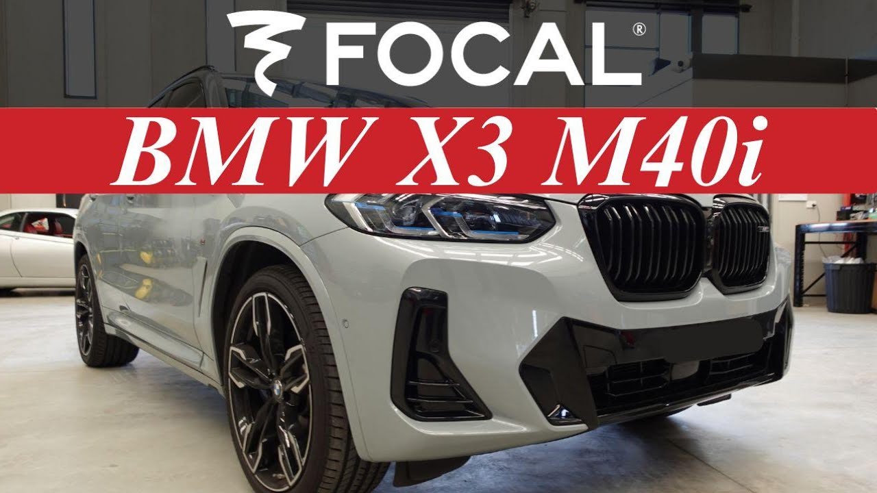 BMW X3 - Focal Inside Audio Upgrade