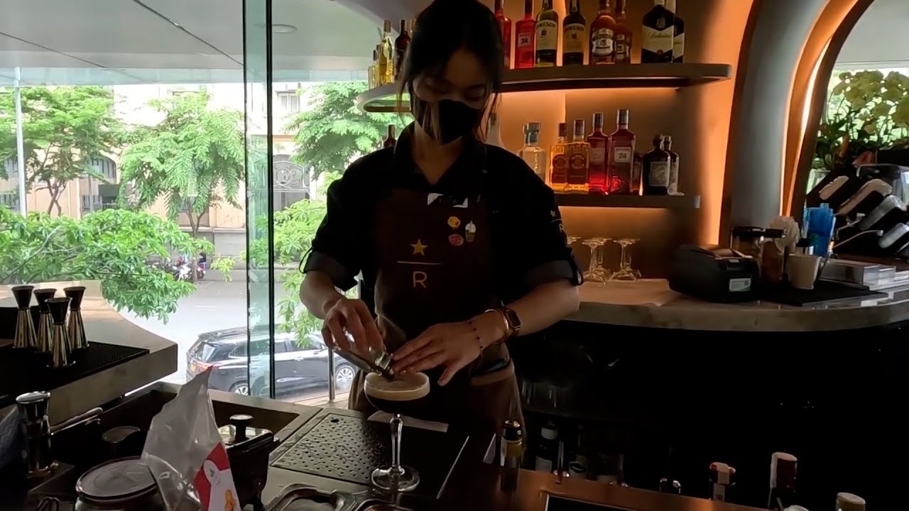 Mask TV - Starbucks Reserve Ngắm Bartender Pha Chế Tại Chỗ