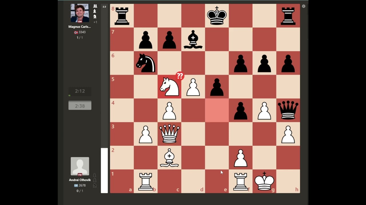 Magnus Carlsen vs Andre Olhovik! Titled Tuesday Grand Prix 2025 Round 1! ENDGAME SWINGS!