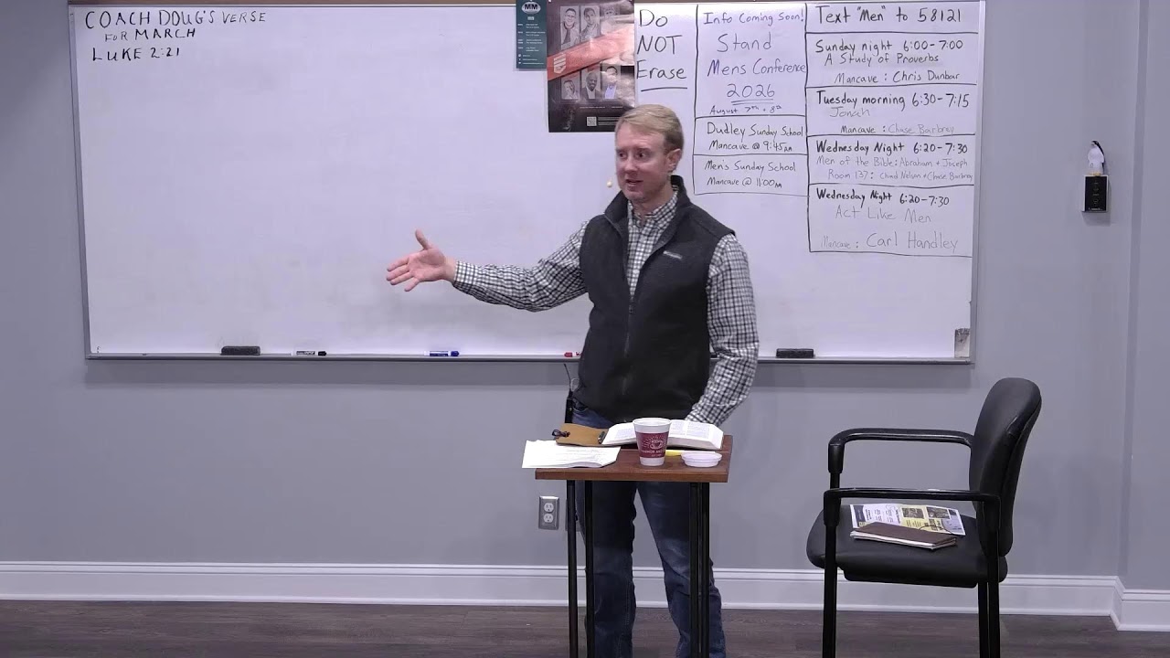 FBCO Tuesday Morning Men's Bible Study - March 3, 2026