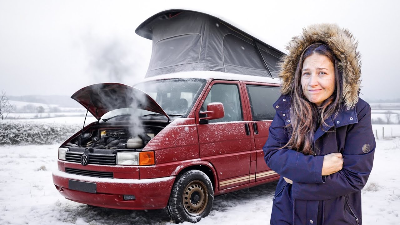 Пара тяжелых зимних дней в фургоне