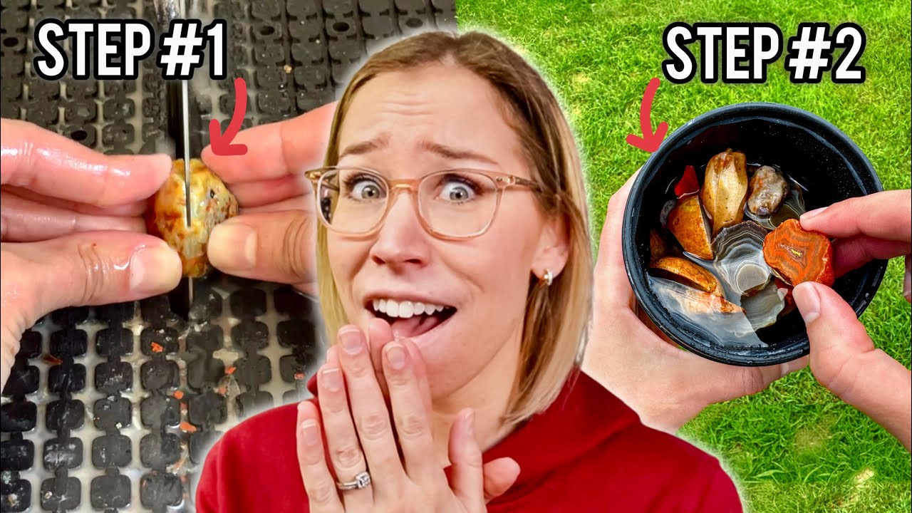 What Happens If You Tumble a Freshly Cut Rock?