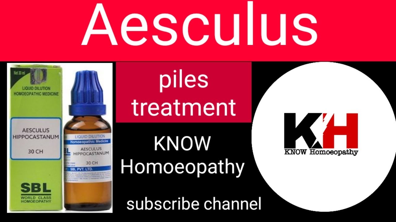 Aesculus Hippocastanum | Homeopathic medicine | by KNOW Homoeopathy
