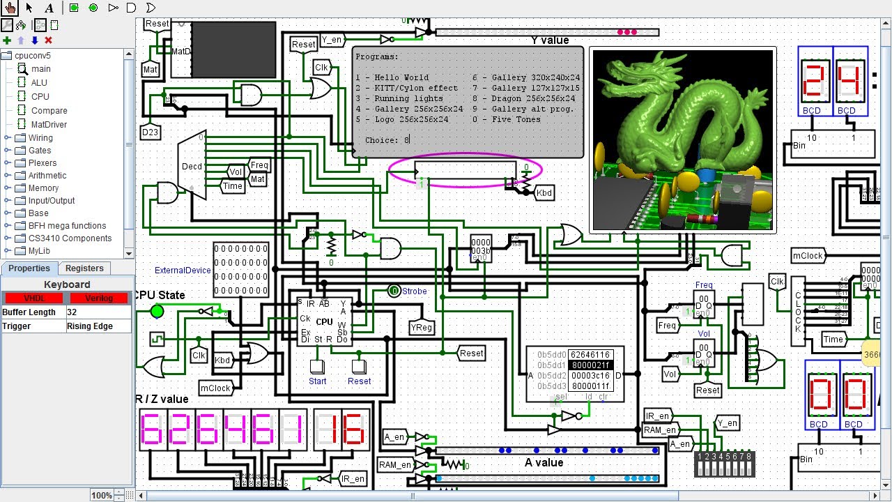 My CPU / Computer: Conversion from Original Logisim to Logisim Evolution
