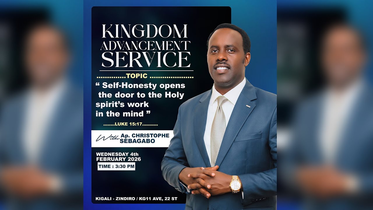 Self-Honesty Opens the Door to the Holy Spirit’s Work in the Mind. With Apostle Christophe SEBAGABO